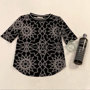 Mandee geometric print tee